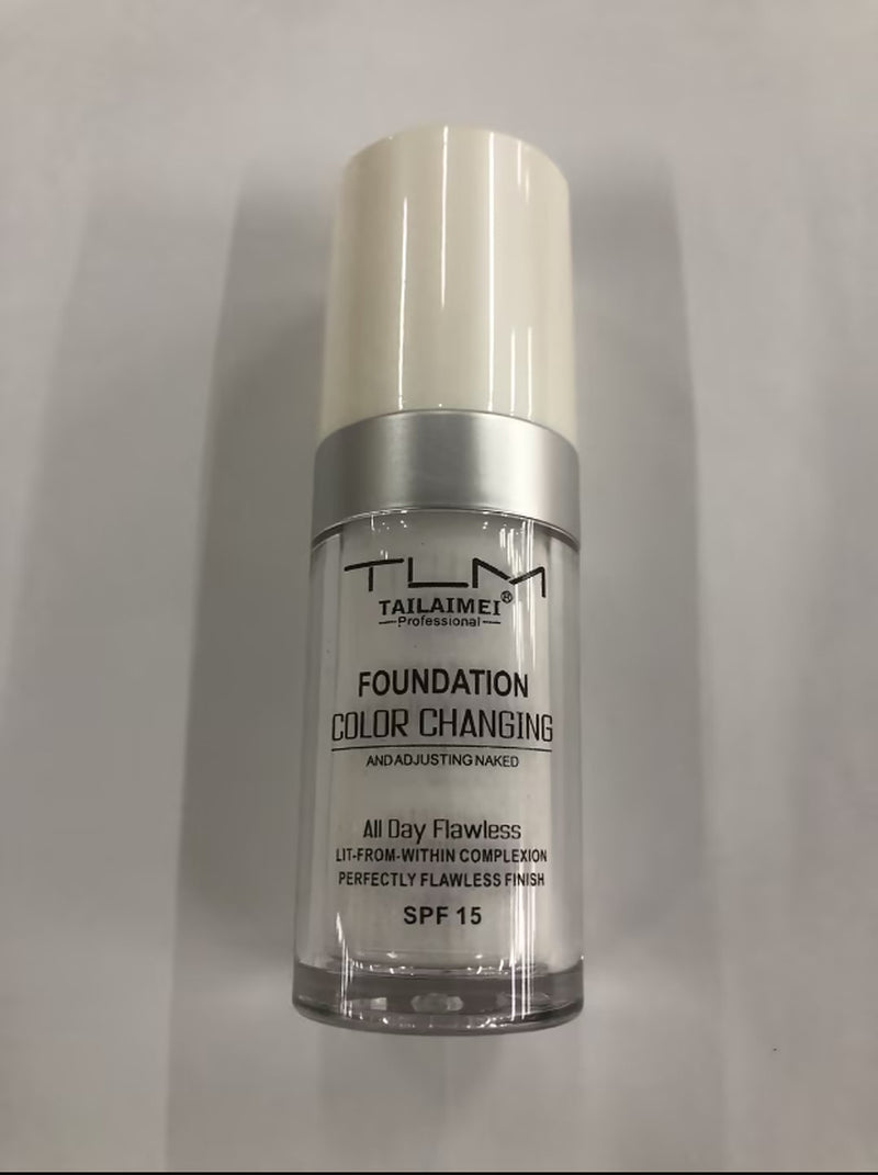 Temperature Liquid Foundation Concealer Portable Natural Color Makeup Foundation BB Concealer