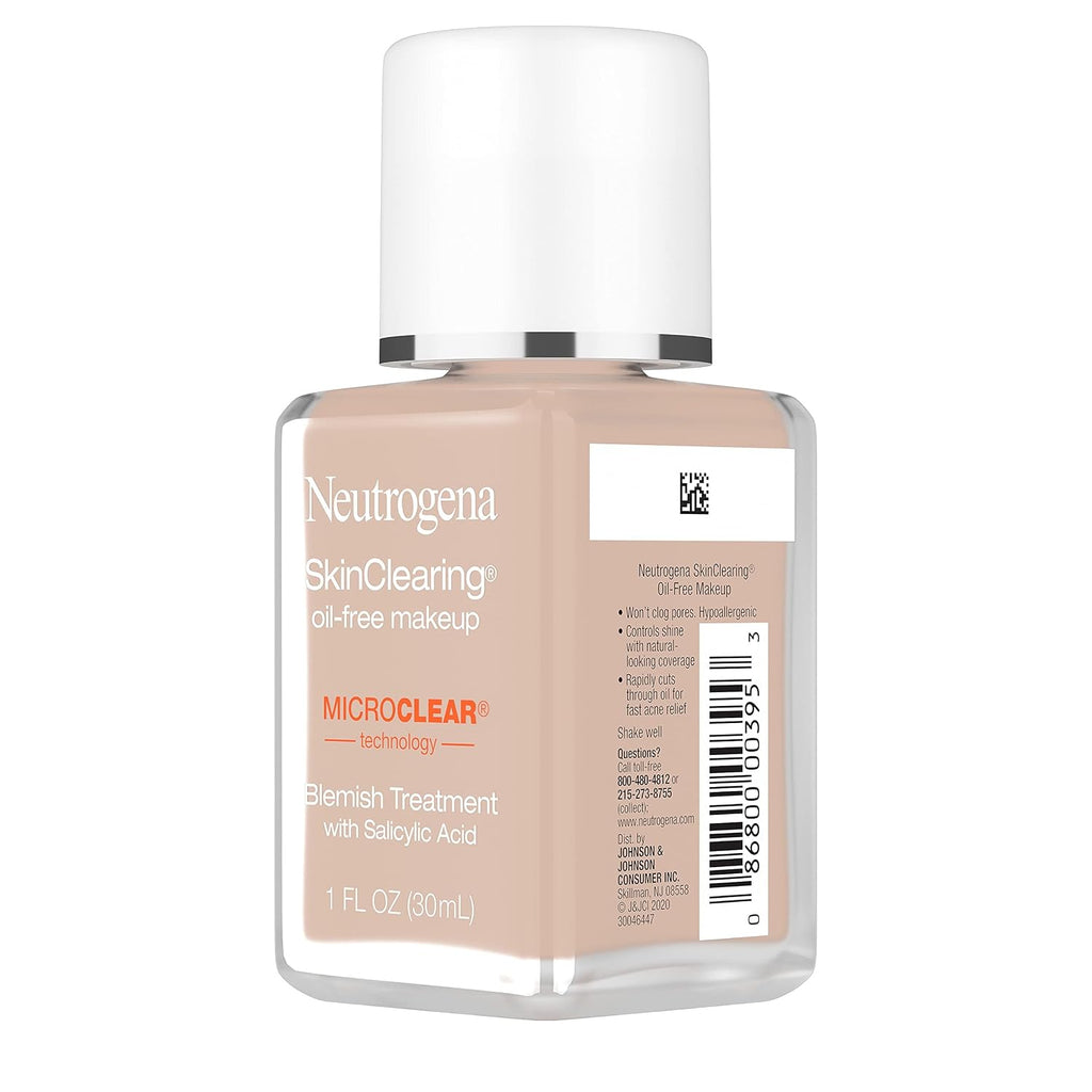 Skinclearing Liquid Foundation, 20 Natural Ivory, 1 Fl Oz