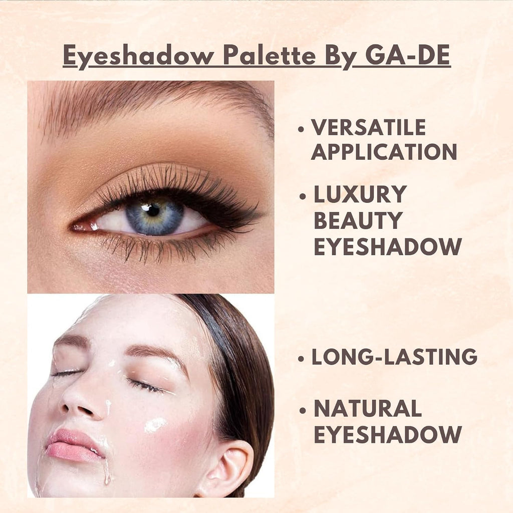 Velveteen Eyeshadow Palette, 51 - Eyeshadow Collection with Light to Deep Shades - for Matte, Metallic, Silky and Shimmery Finishes - 0.286 Oz
