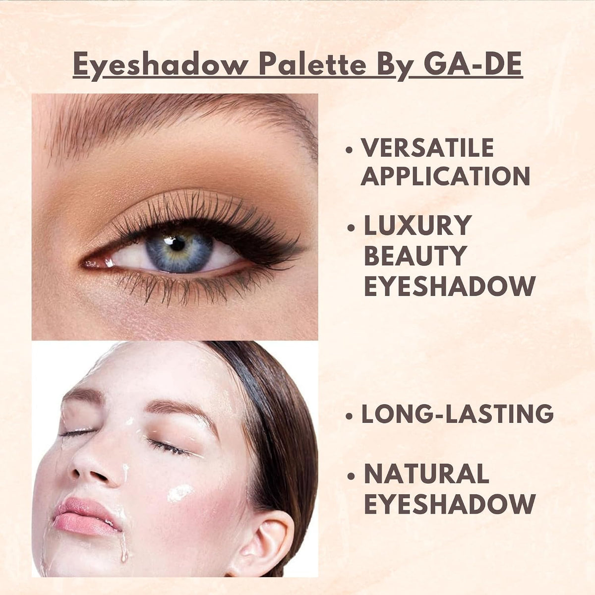 Velveteen Eyeshadow Palette, 51 - Eyeshadow Collection with Light to Deep Shades - for Matte, Metallic, Silky and Shimmery Finishes - 0.286 Oz