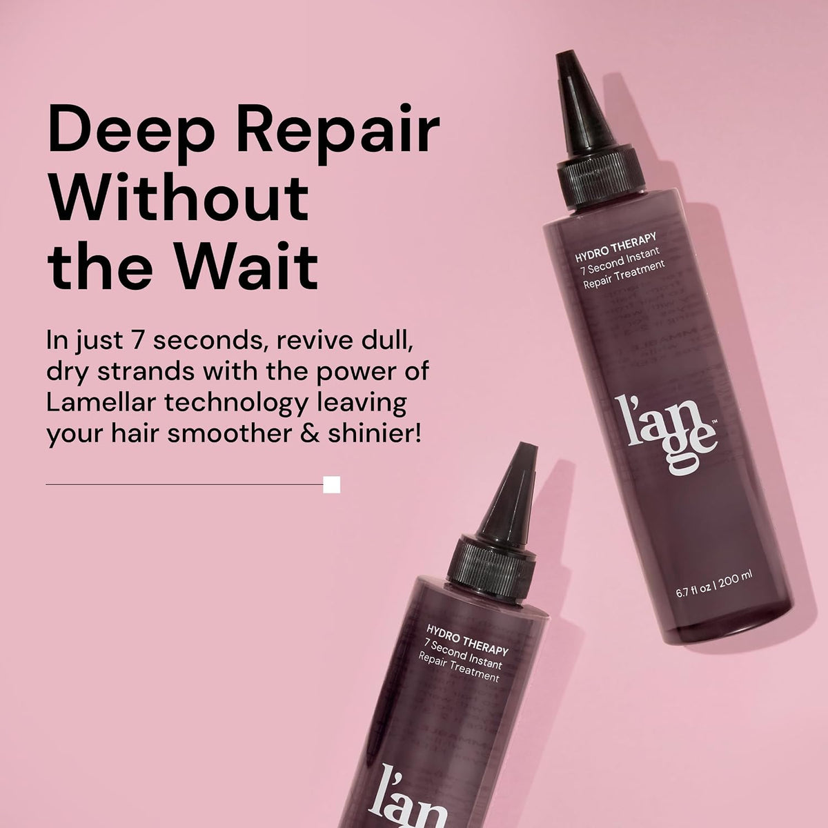 Hydro Therapy 7-Second Instant Repair | Hydrating & Moisturizing Lamellar Hair Care Treatment | Detangler, Gloss & anti Frizz Hair Products | Paraben-Free & Safe for Colored Hair