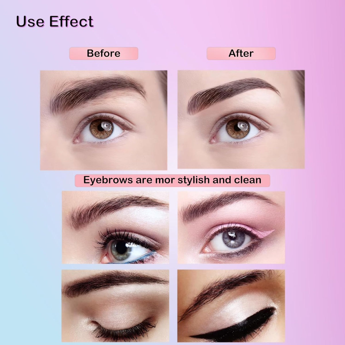 Electric Eyebrow Razor, Nose Trimmer, Nasal Hair Remover, Epilator Eyebrows Lip Fuzz, Remover Shavers Clippers Epilators Hair Removal for Women Sensitive Beauty Accessories Tools