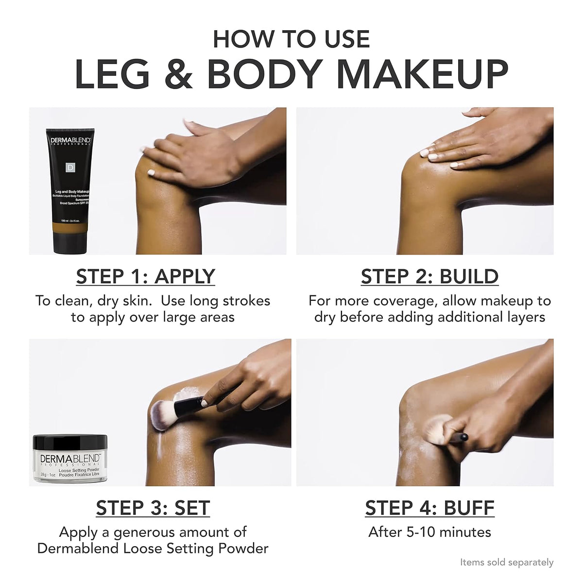 Dermablend Leg & Body Makeup Foundation SPF 25, 20N, 3.4 Fl Oz