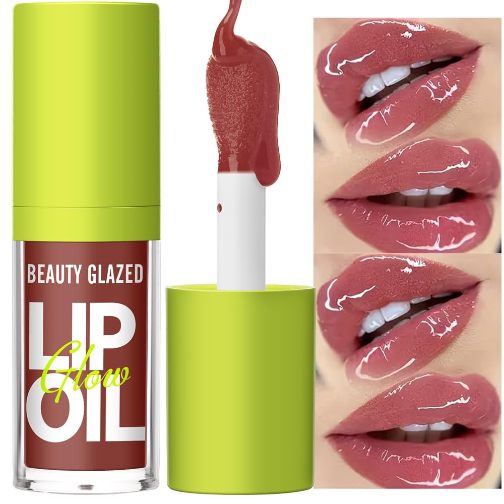 2Pcs Lip Gloss & Lip Liner Set – Rosewood Nude, 90S Ombre Lips, Retro Gradient Lip, Plumping Effect, Full Volume Lips, High Shine Gloss, Viral Lip Combo, Fuller Looking Lips, Glassy Lip (#V10+107)