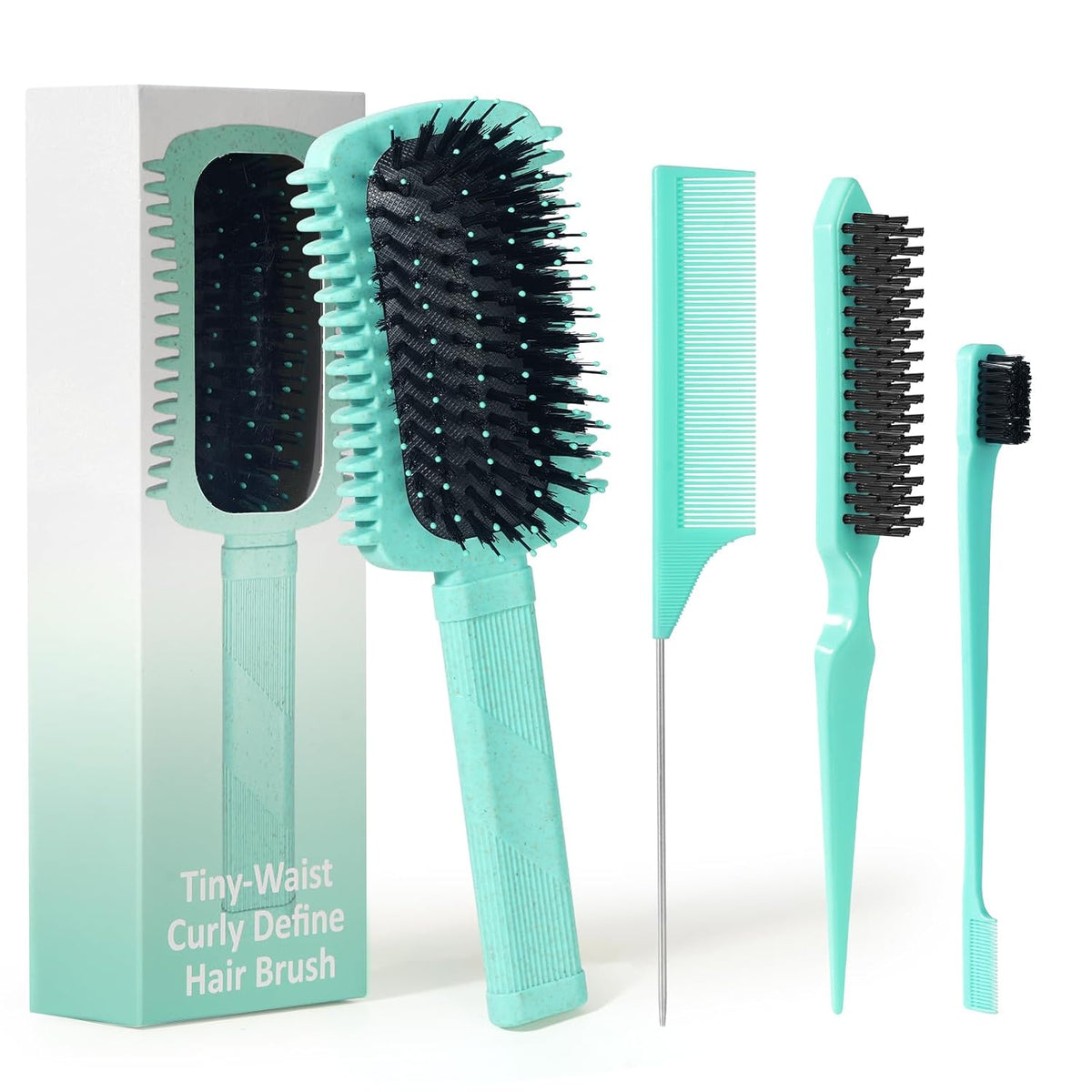 Curly Hair Brush Defining, Volume Curl Defining Brush for Effortlessly Detangling Shaping and Styling Women'S Curls, Waves & Coils, Curly Hair Products, Reduce Frizz