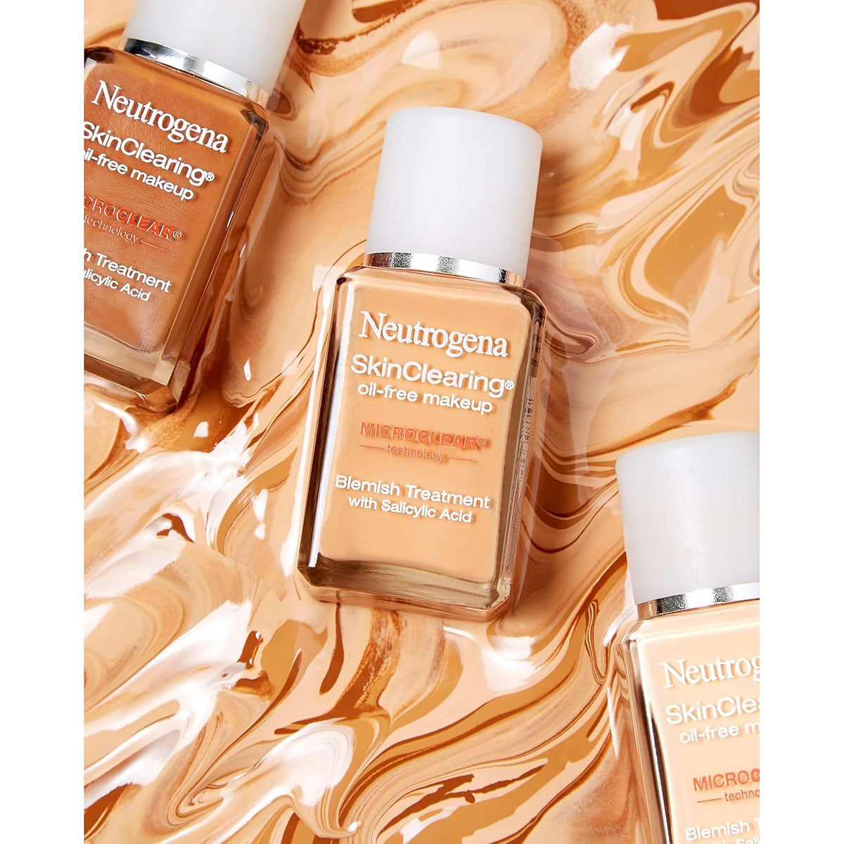 Skinclearing Liquid Foundation, 20 Natural Ivory, 1 Fl Oz
