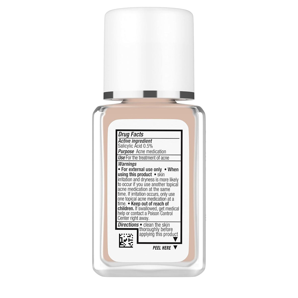 Skinclearing Liquid Foundation, 20 Natural Ivory, 1 Fl Oz