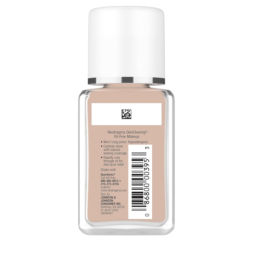 Skinclearing Liquid Foundation, 20 Natural Ivory, 1 Fl Oz