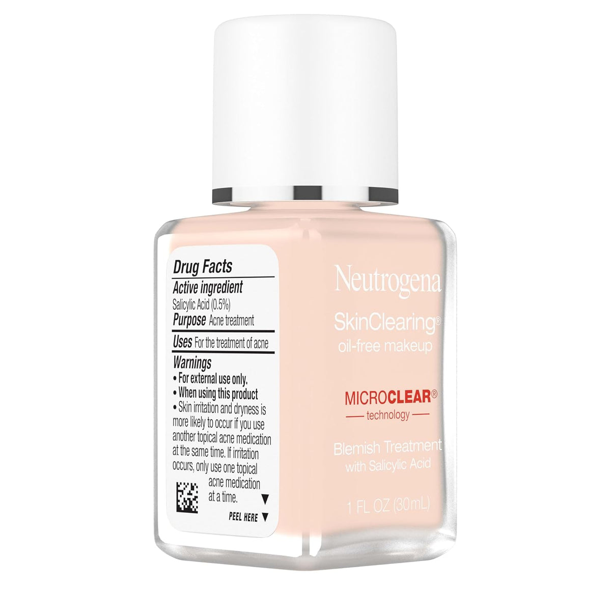 Skinclearing Liquid Foundation, 20 Natural Ivory, 1 Fl Oz