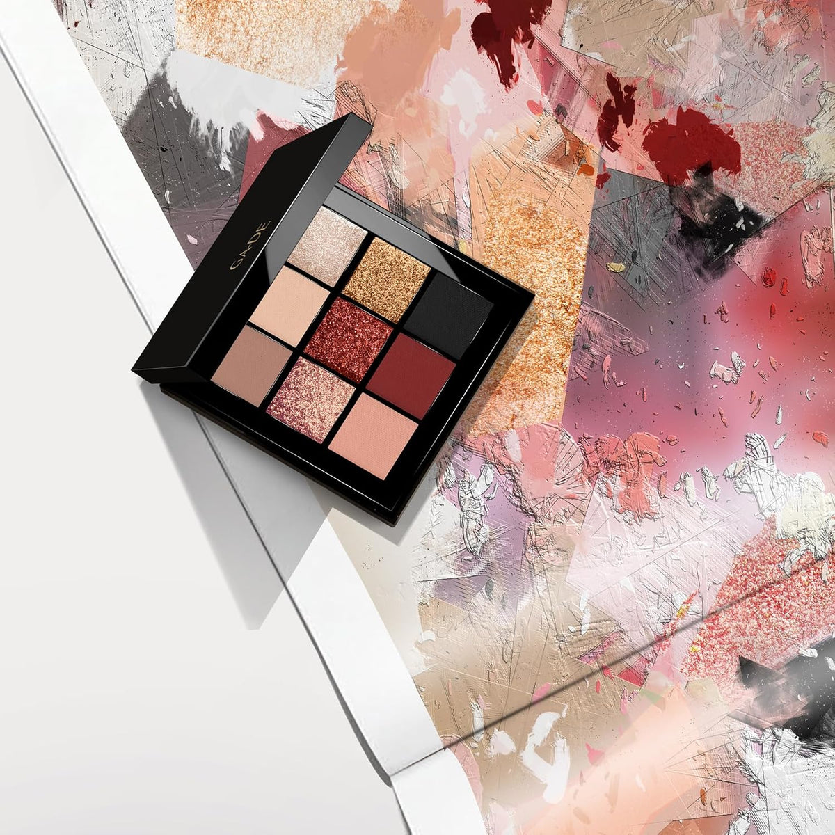 Velveteen Eyeshadow Palette, 51 - Eyeshadow Collection with Light to Deep Shades - for Matte, Metallic, Silky and Shimmery Finishes - 0.286 Oz