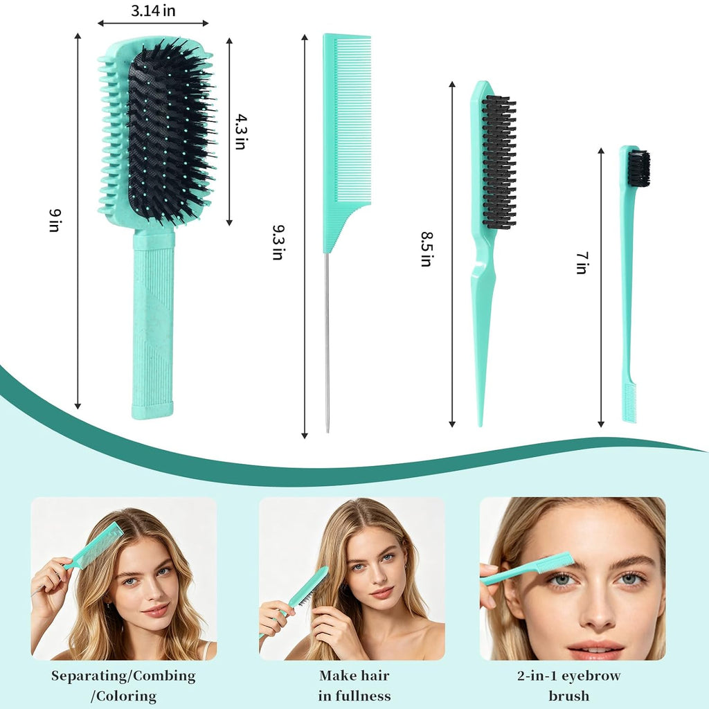 Curly Hair Brush Defining, Volume Curl Defining Brush for Effortlessly Detangling Shaping and Styling Women'S Curls, Waves & Coils, Curly Hair Products, Reduce Frizz